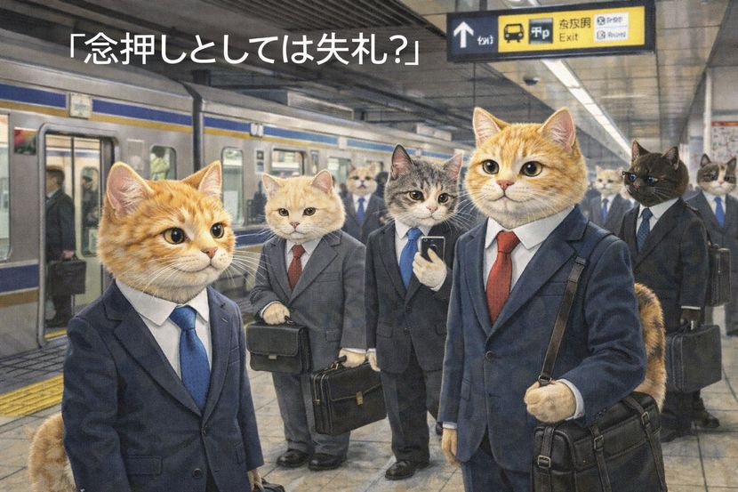 念押しは礼儀か、それとも圧力か