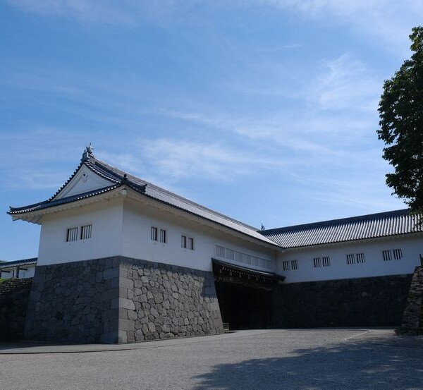 山形城址公園の風景
