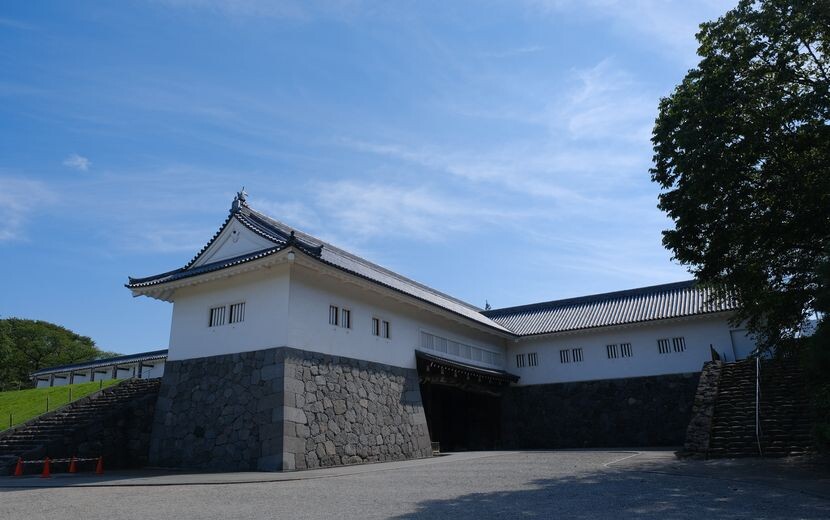 山形城址公園の風景