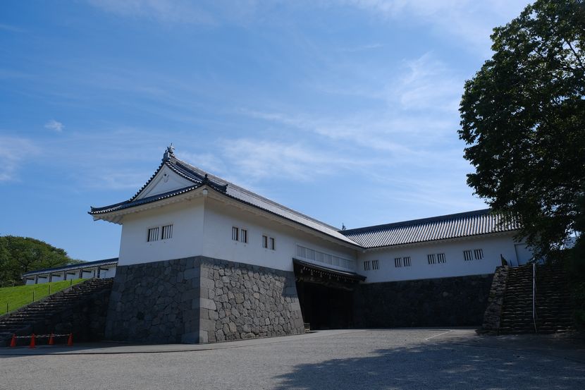 山形城址公園の風景