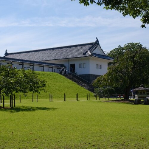 山形城址公園の風景