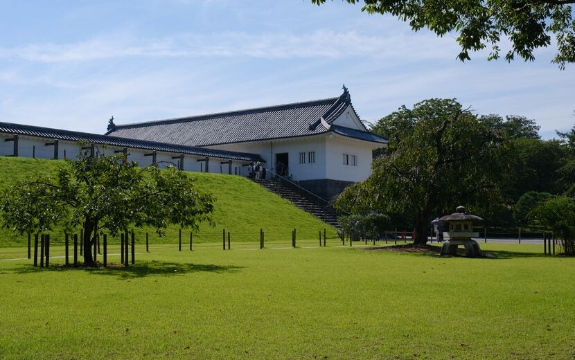 山形城址公園の風景
