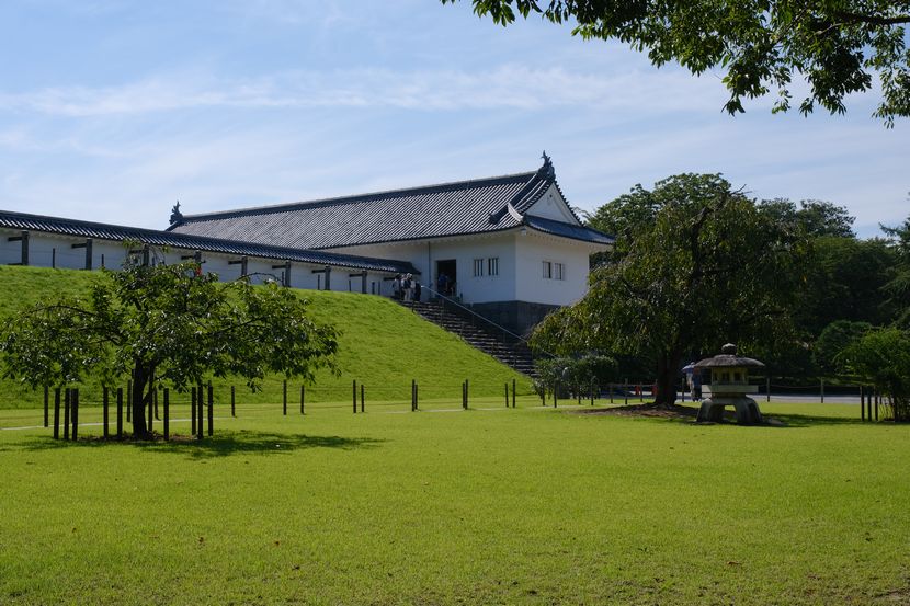 山形城址公園の風景