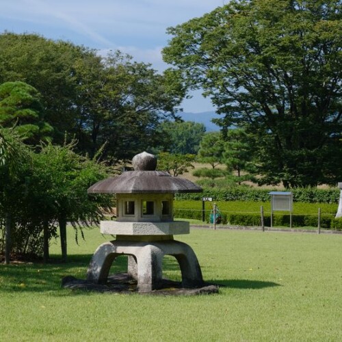 山形城址公園の風景