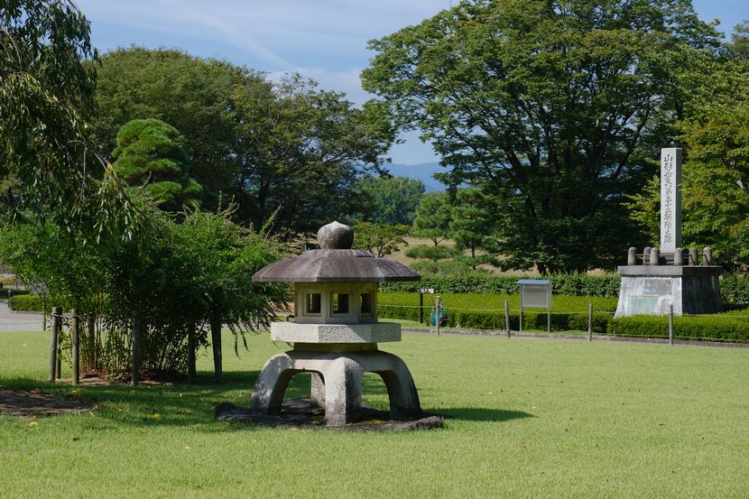 山形城址公園の風景