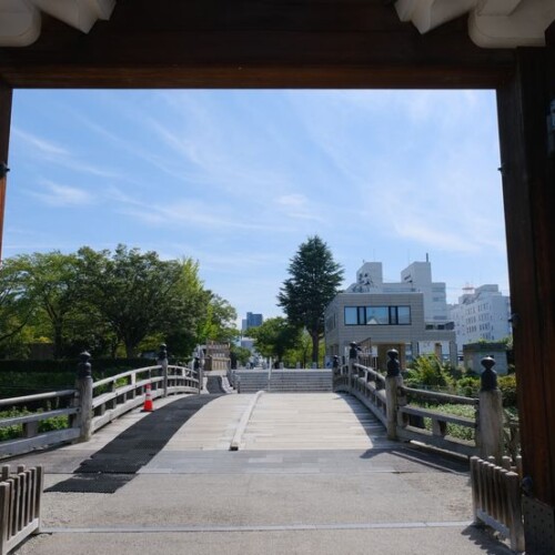 山形城址公園の風景