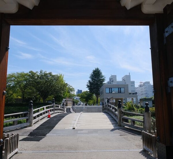 山形城址公園の風景