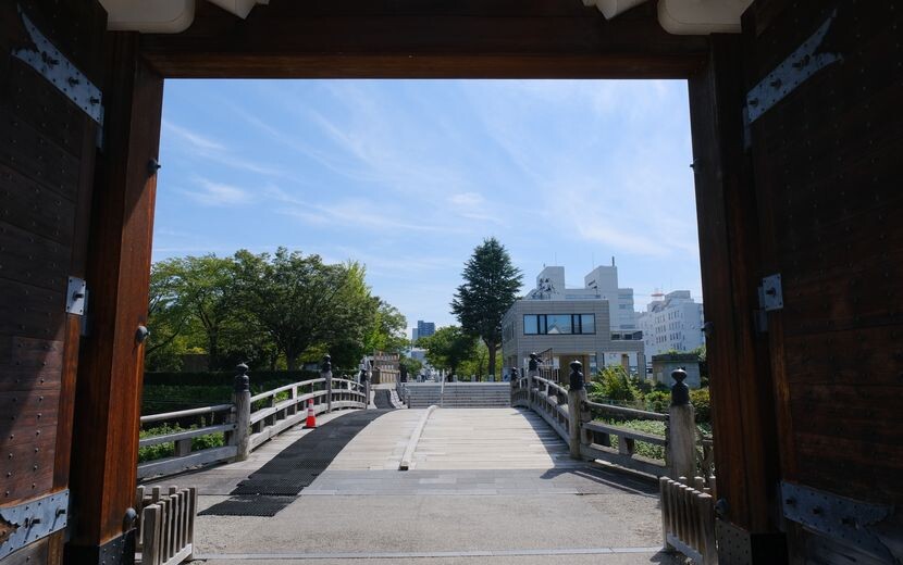 山形城址公園の風景