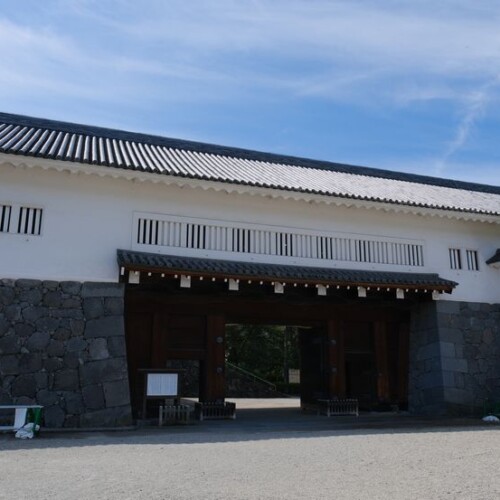 山形城址公園の風景