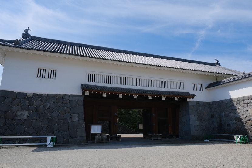 山形城址公園の風景